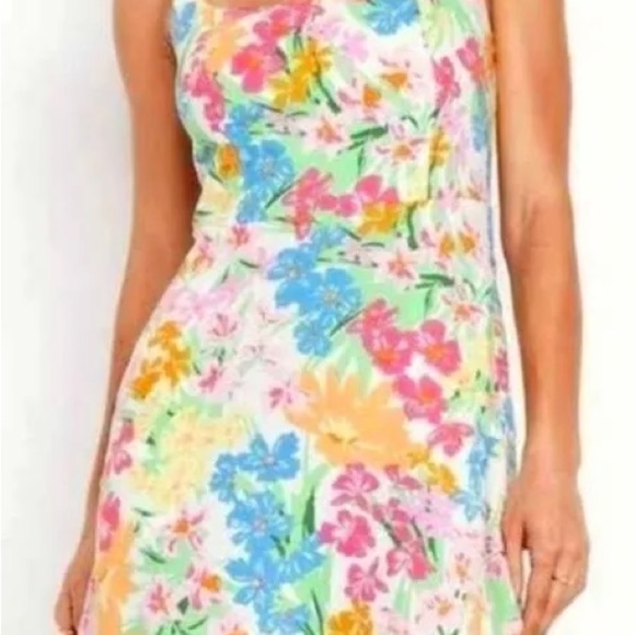 Old Navy Fit ‘n Flare Floral Mini Dress - Picture 6 of 6